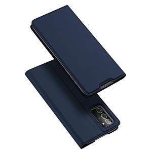 Dux Ducis pro serie slim wallet hoes - Samsung Galaxy Note 20 - Blauw