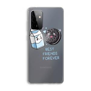 CaseCompany Best Friend Forever: Samsung Galaxy A72 Transparant Hoesje