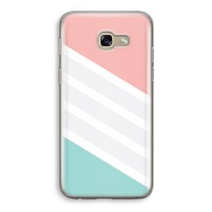 CaseCompany Strepen pastel: Samsung Galaxy A5 (2017) Transparant Hoesje