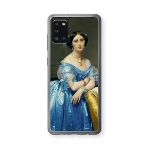 CaseCompany Eleonore: Samsung Galaxy A31 Transparant Hoesje