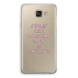 CaseCompany Christian Grey: Samsung Galaxy A5 (2016) Transparant Hoesje