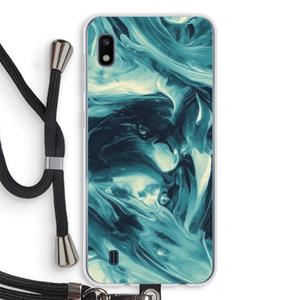 CaseCompany Dreaming About Whales: Samsung Galaxy A10 Transparant Hoesje met koord