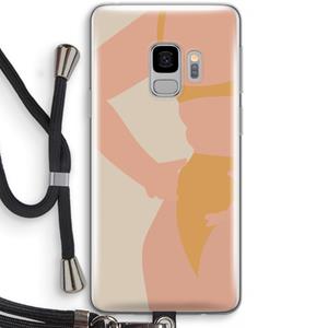 CaseCompany Bikini body: Samsung Galaxy S9 Transparant Hoesje met koord