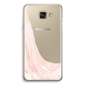 CaseCompany Peach bath: Samsung Galaxy A5 (2016) Transparant Hoesje