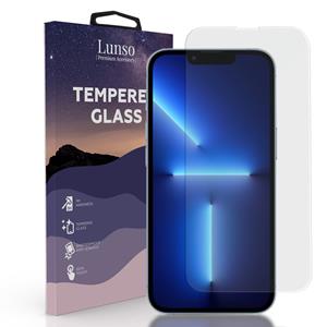 Lunso Gehard Beschermglas - Full Cover Tempered Glass - iPhone 13 Pro Max