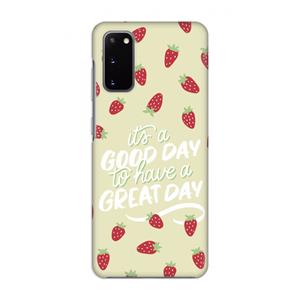 CaseCompany Don't forget to have a great day: Volledig geprint Samsung Galaxy S20 Hoesje