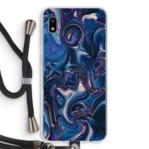 CaseCompany Mirrored Mirage: Samsung Galaxy A10 Transparant Hoesje met koord