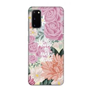 CaseCompany Kindness matters: Volledig geprint Samsung Galaxy S20 Hoesje