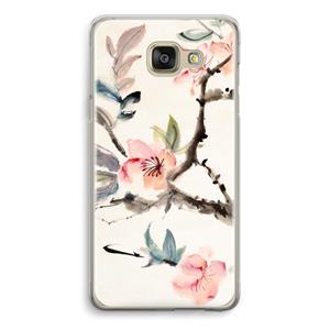 CaseCompany Japanse bloemen: Samsung Galaxy A5 (2016) Transparant Hoesje