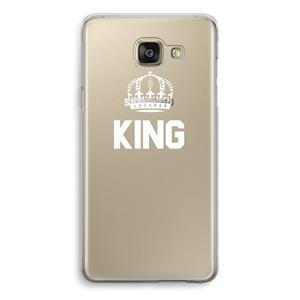 CaseCompany King zwart: Samsung Galaxy A5 (2016) Transparant Hoesje