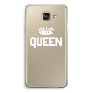 CaseCompany Queen zwart: Samsung Galaxy A5 (2016) Transparant Hoesje