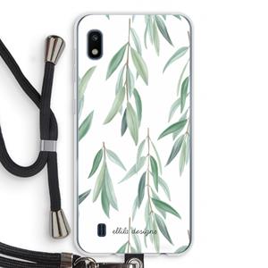 CaseCompany Branch up your life: Samsung Galaxy A10 Transparant Hoesje met koord