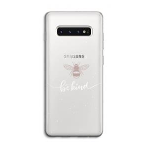CaseCompany Be(e) kind: Samsung Galaxy S10 4G Transparant Hoesje