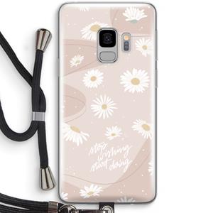 CaseCompany Daydreaming becomes reality: Samsung Galaxy S9 Transparant Hoesje met koord