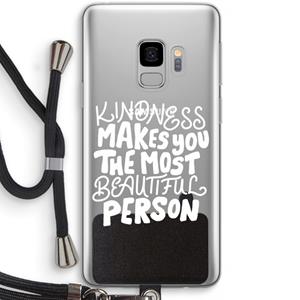 CaseCompany The prettiest: Samsung Galaxy S9 Transparant Hoesje met koord