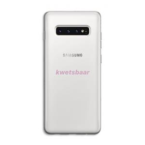 CaseCompany kwetsbaar: Samsung Galaxy S10 4G Transparant Hoesje