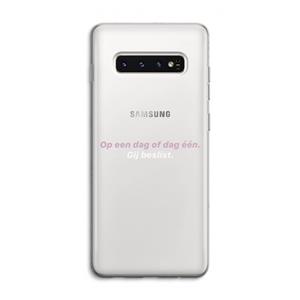 CaseCompany gij beslist: Samsung Galaxy S10 4G Transparant Hoesje