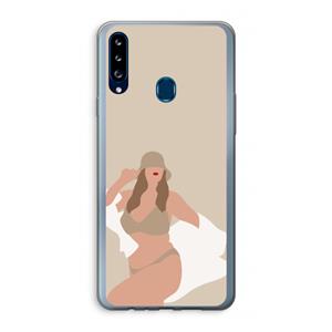 CaseCompany One of a kind: Samsung Galaxy A20s Transparant Hoesje