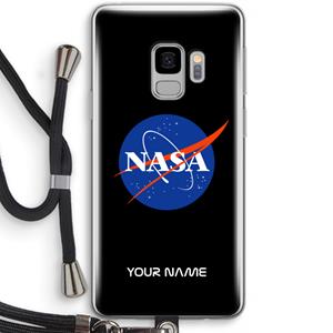 CaseCompany NASA: Samsung Galaxy S9 Transparant Hoesje met koord