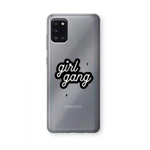 CaseCompany Girl Gang: Samsung Galaxy A31 Transparant Hoesje
