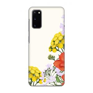 CaseCompany Wilde bloemen: Volledig geprint Samsung Galaxy S20 Hoesje