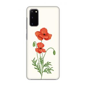 CaseCompany Red poppy: Volledig geprint Samsung Galaxy S20 Hoesje