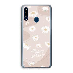 CaseCompany Daydreaming becomes reality: Samsung Galaxy A20s Transparant Hoesje