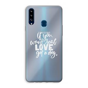 CaseCompany Partner in crime: Samsung Galaxy A20s Transparant Hoesje