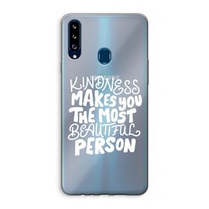 CaseCompany The prettiest: Samsung Galaxy A20s Transparant Hoesje