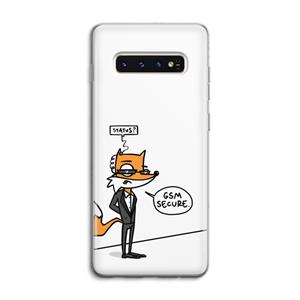 CaseCompany GSM secure: Samsung Galaxy S10 4G Transparant Hoesje