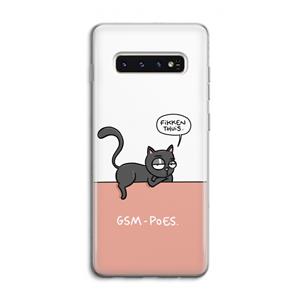 CaseCompany GSM poes: Samsung Galaxy S10 4G Transparant Hoesje