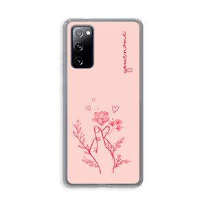 CaseCompany Giving Flowers: Samsung Galaxy S20 FE / S20 FE 5G Transparant Hoesje