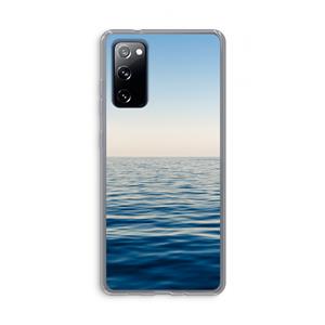 CaseCompany Water horizon: Samsung Galaxy S20 FE / S20 FE 5G Transparant Hoesje