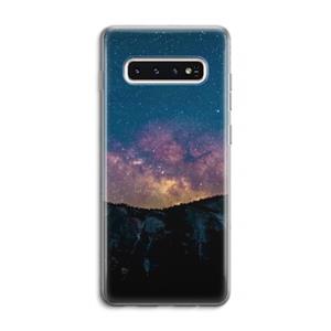 CaseCompany Travel to space: Samsung Galaxy S10 4G Transparant Hoesje