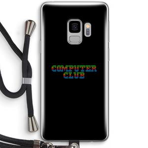 CaseCompany Retro: Samsung Galaxy S9 Transparant Hoesje met koord