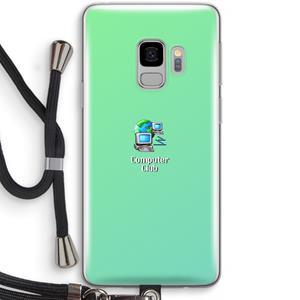 CaseCompany Win98: Samsung Galaxy S9 Transparant Hoesje met koord