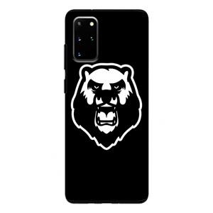 CaseCompany Angry Bear (black): Samsung Galaxy S20 Plus Tough Case