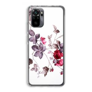 CaseCompany Mooie bloemen: Xiaomi Redmi Note 10 Pro Transparant Hoesje