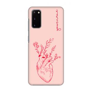 CaseCompany Blooming Heart: Volledig geprint Samsung Galaxy S20 Hoesje