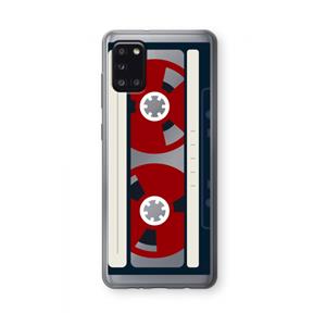 CaseCompany Here's your tape: Samsung Galaxy A31 Transparant Hoesje