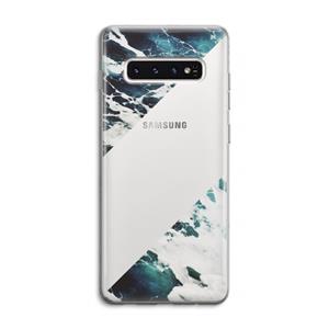 CaseCompany Golven: Samsung Galaxy S10 4G Transparant Hoesje
