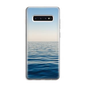 CaseCompany Water horizon: Samsung Galaxy S10 4G Transparant Hoesje