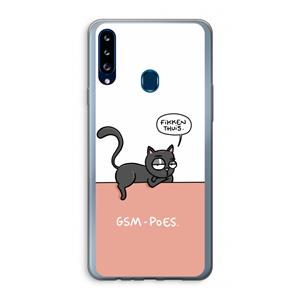 CaseCompany GSM poes: Samsung Galaxy A20s Transparant Hoesje