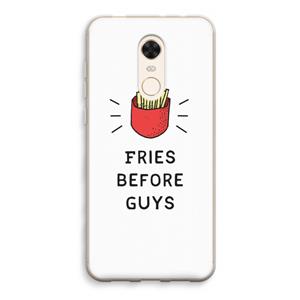 CaseCompany Fries before guys: Xiaomi Redmi 5 Transparant Hoesje