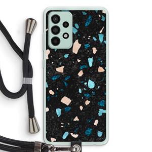 CaseCompany Terrazzo N°11: Samsung Galaxy A52s 5G Transparant Hoesje met koord