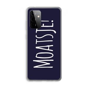 CaseCompany Moatsje!: Samsung Galaxy A72 Transparant Hoesje