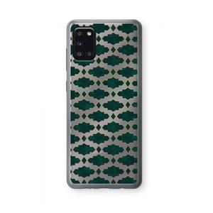 CaseCompany Moroccan tiles: Samsung Galaxy A31 Transparant Hoesje