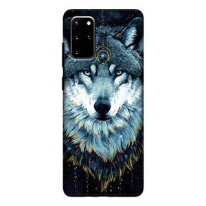 CaseCompany Darkness Wolf: Samsung Galaxy S20 Plus Tough Case