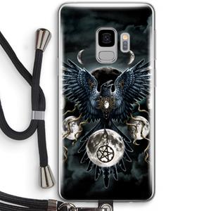 CaseCompany Sinister Wings: Samsung Galaxy S9 Transparant Hoesje met koord