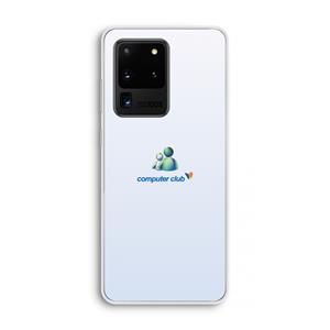 CaseCompany MSN: Samsung Galaxy S20 Ultra Transparant Hoesje